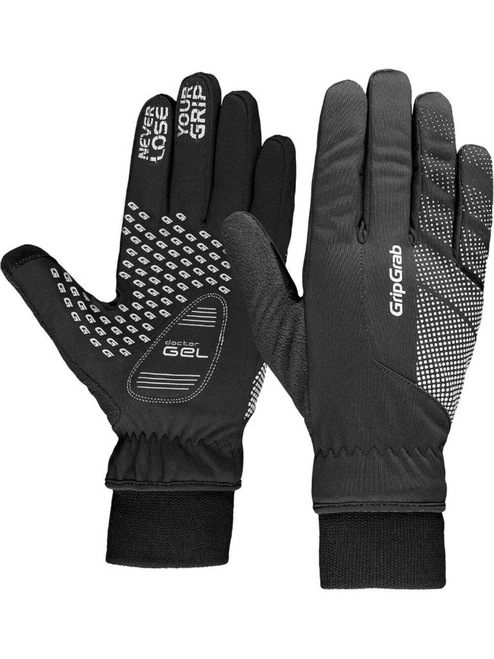 Thermal Windproof Full Finger Cycling Gloves - Padded Winter Ride Gear